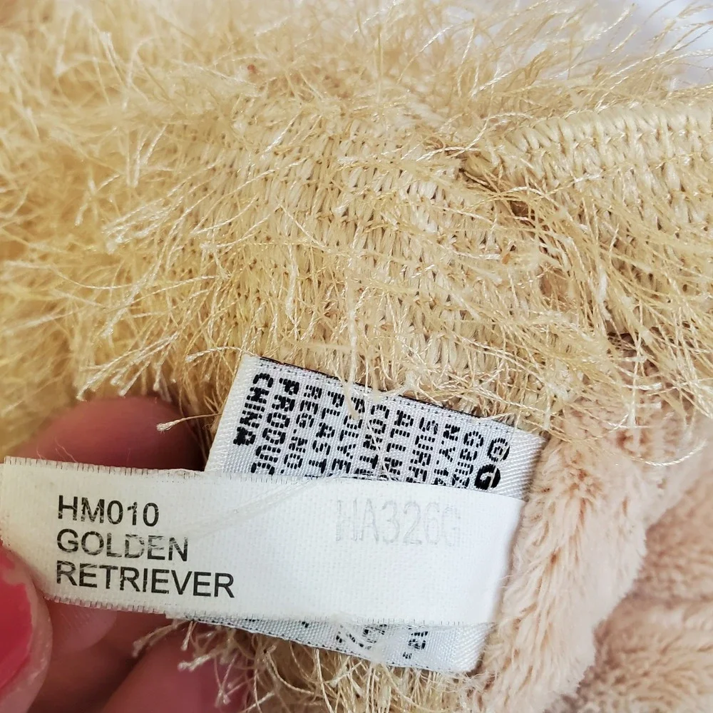 Ganz Webkinz Golden Retriever HM010 Plush Puppy Dog No Code‎